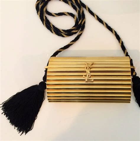 yves st laurent clutch bags|ysl evening bag with tassel.